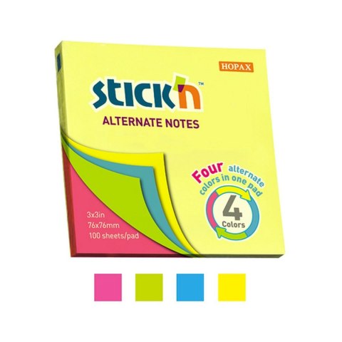 Notes samoprzylepny Stick'n mix [mm:] 76x76 (21822) Stick'n