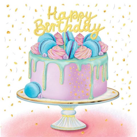 Kartka składana Henry KARNET KW TŁ TORT HAPPY BIRTHDAY kw (5905701480258) Henry Kartka składana Henry KARNET KW TŁ TORT HAPPY BIRTHDAY kw (5905701480258) Henry