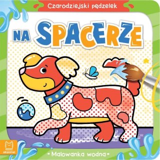 Książeczka edukacyjna Aksjomat Czarodziejski pędzelek. Na spacerze. Malowanka wodna Aksjomat