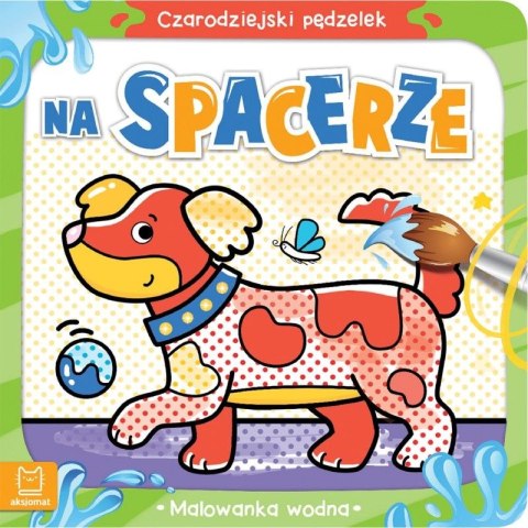 Książeczka edukacyjna Aksjomat Czarodziejski pędzelek. Na spacerze. Malowanka wodna Aksjomat Książeczka edukacyjna Aksjomat Czarodziejski pędzelek. Na spacerze. Malowanka wodna Aksjomat