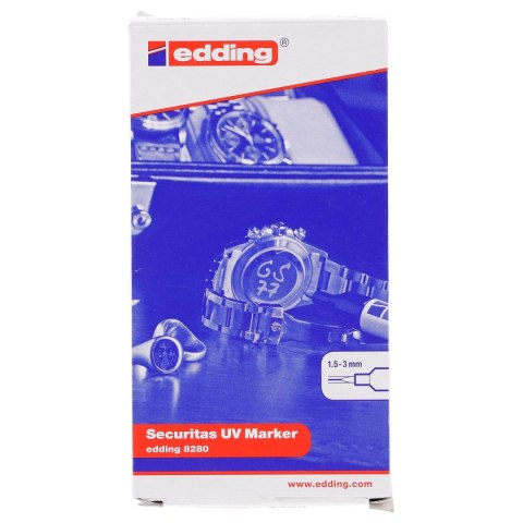 Marker specjalistyczny Edding UV 8280 1,5-3,00mm okrągła końcówka (ED-8280100) Edding Marker specjalistyczny Edding UV 8280 1,5-3,00mm okrągła końcówka (ED-8280100) Edding