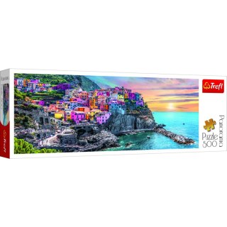 Puzzle Trefl Vernazza o zachodzie słońca, Włochy 500 el. (29516) Trefl