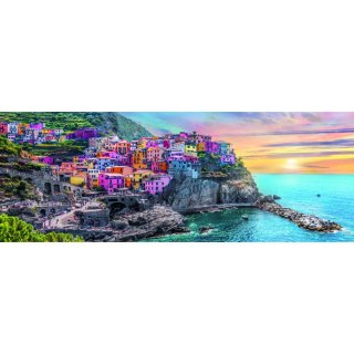 Puzzle Trefl Vernazza o zachodzie słońca, Włochy 500 el. (29516) Trefl