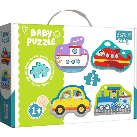 Puzzle Trefl puzzle baby classic pojazdy 2 el. (36075) Trefl Puzzle Trefl puzzle baby classic pojazdy 2 el. (36075) Trefl