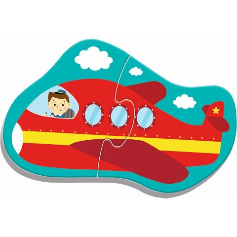 Puzzle Trefl puzzle baby classic pojazdy 2 el. (36075) Trefl Puzzle Trefl puzzle baby classic pojazdy 2 el. (36075) Trefl