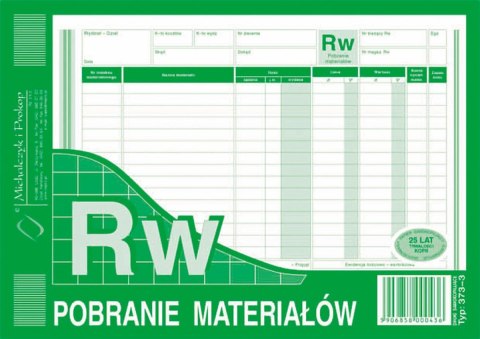 Druk samokopiujący Michalczyk i Prokop Pobranie materiału (wielokopia) A5 A5 80k. (373-3) Michalczyk i Prokop