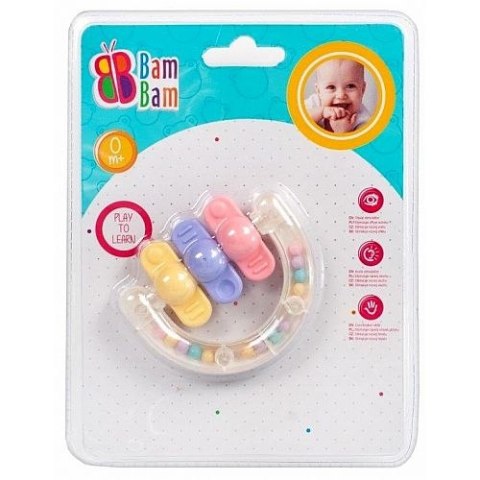 Grzechotka Bam Bam znaczki (414251) Bam Bam Grzechotka Bam Bam znaczki (414251) Bam Bam