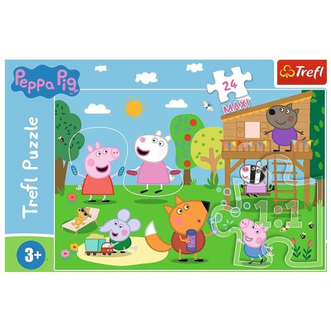 Puzzle Trefl Peppa Pig 24 el. (14342) Trefl Puzzle Trefl Peppa Pig 24 el. (14342) Trefl