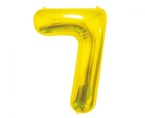 Balon foliowy Godan Cyfra 7, złota, 85 cm 85cal (BC-HZL7) Godan Balon foliowy Godan Cyfra 7, złota, 85 cm 85cal (BC-HZL7) Godan