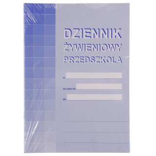 Druk offsetowy Michalczyk i Prokop dziennik żywieniowy przedszkola A4 20k. (A-10-1) Michalczyk i Prokop