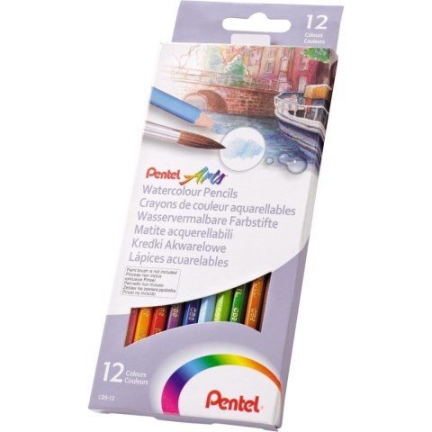 Kredki akwarelowe Pentel 12 kol. (CB9-12U) Pentel