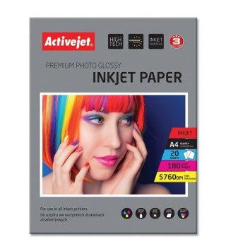 Papier foto Activejet AP4-180G20 A4 180g (EXPACJPAP0009) Activejet