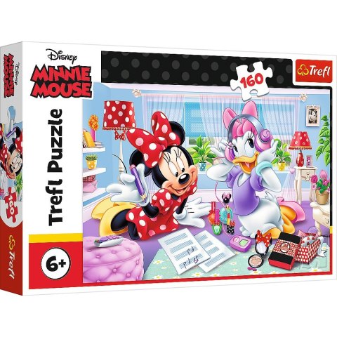 Puzzle Trefl Disney Minnie Dzień z przyjaciółką 160 el. (15373) Trefl Puzzle Trefl Disney Minnie Dzień z przyjaciółką 160 el. (15373) Trefl
