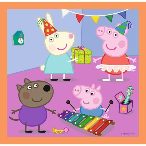 Puzzle Trefl Pomysłowa Świnka Peppa 3w1 el. (34852) Trefl Puzzle Trefl Pomysłowa Świnka Peppa 3w1 el. (34852) Trefl