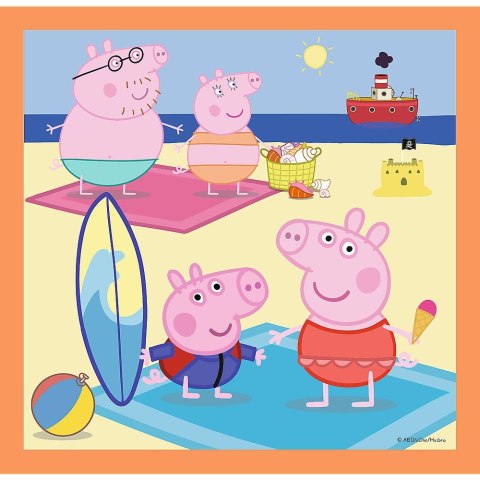 Puzzle Trefl Pomysłowa Świnka Peppa 3w1 el. (34852) Trefl Puzzle Trefl Pomysłowa Świnka Peppa 3w1 el. (34852) Trefl