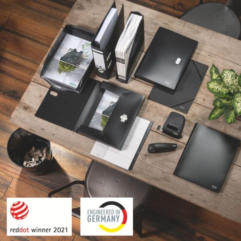 Teczka kartonowa na gumkę recycle A4 czarna 430g Leitz (39080095) Leitz Teczka kartonowa na gumkę recycle A4 czarna 430g Leitz (39080095) Leitz