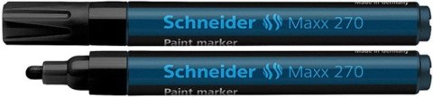 Marker olejowy Schneider Maxx 270, czarny 1,0-3,0mm (SR127001) Schneider