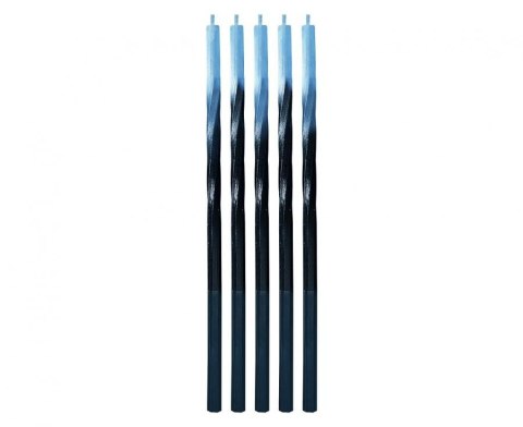 Świeczka urodzinowa Godan Świderki Ombre, niebieski/czarny, 5x5x150mm, 5 szt. (7C-SSON) Godan Świeczka urodzinowa Godan Świderki Ombre, niebieski/czarny, 5x5x150mm, 5 szt. (7C-SSON) Godan