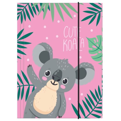 Teczka kartonowa na gumkę Koala A4 mix Derform (TGA4KOA10) Derform Teczka kartonowa na gumkę Koala A4 mix Derform (TGA4KOA10) Derform