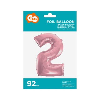 Balon foliowy Godan cyfra 2 45cal (bc-HRO2) Godan