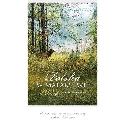 Kalendarz ścienny Lucrum POLSKA W MALARSTWIE 13-planszowe 2024 320mm x 470mm (RW06) Lucrum Kalendarz ścienny Lucrum POLSKA W MALARSTWIE 13-planszowe 2024 320mm x 470mm (RW06) Lucrum