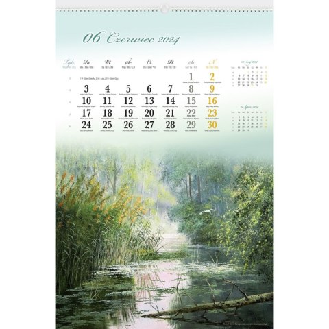 Kalendarz ścienny Lucrum POLSKA W MALARSTWIE 13-planszowe 2024 320mm x 470mm (RW06) Lucrum Kalendarz ścienny Lucrum POLSKA W MALARSTWIE 13-planszowe 2024 320mm x 470mm (RW06) Lucrum