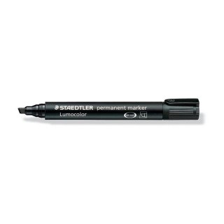 Marker permanentny Staedtler czarny 2,0-5,0mm ścięta końcówka (S 350-9) Staedtler