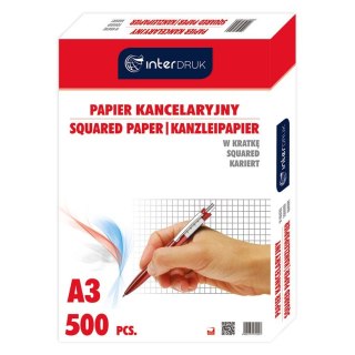 Papier kancelaryjny Interdruk A3 krata [mm:] 297x420 (PAKA) Interdruk