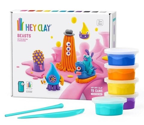 Masa plastyczna dla dzieci Tm Toys Hey Clay Bestie mix (HLC15021CEE) Tm Toys