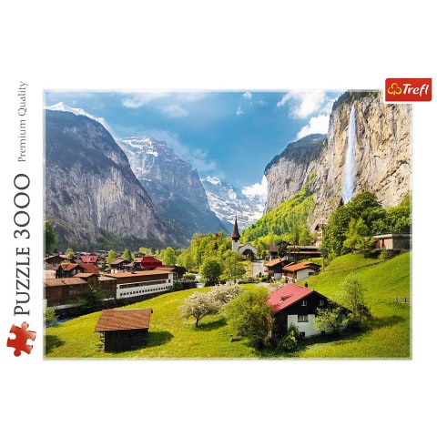 Puzzle Trefl Lauterbrunnen, Szwajcaria 3000 el. (33076) Trefl Puzzle Trefl Lauterbrunnen, Szwajcaria 3000 el. (33076) Trefl