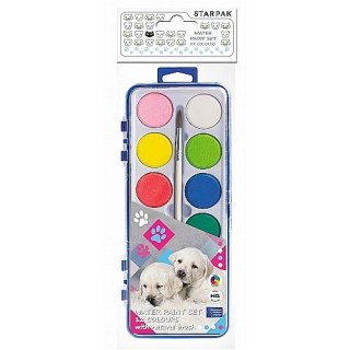 Farby akwarelowe Starpak Doggy 12 kolor. (447759) Starpak