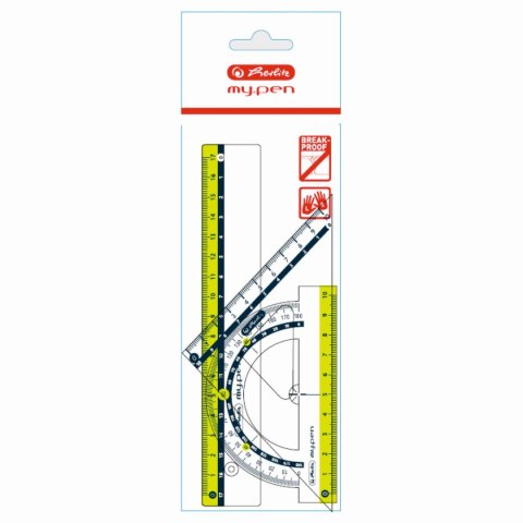 Komplet geometryczny Herlitz My Pen 9576083 3 el. (300022851) Herlitz