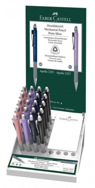 Ołówek automatyczny Faber Castell Apollo display 0,7mm (232720 FC) Faber Castell