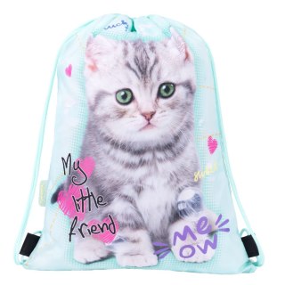 Worek na buty Bambino My Little Friend Kitty MINT 5903235668777 Bambino