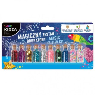 Brokat Kidea MAGICZNY ZESTAW BROKATOWY kolor: mix 10 kolor. (MZBKA) Kidea