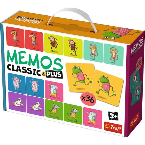 Gra pamięciowa Trefl Memos Classic & Plus, Ruch i dźwięk - zwierzaki (02271) Trefl Gra pamięciowa Trefl Memos Classic & Plus, Ruch i dźwięk - zwierzaki (02271) Trefl