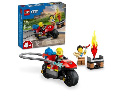 Klocki konstrukcyjne Lego City Strażacki motocykl ratunkowy (60410) Lego Klocki konstrukcyjne Lego City Strażacki motocykl ratunkowy (60410) Lego
