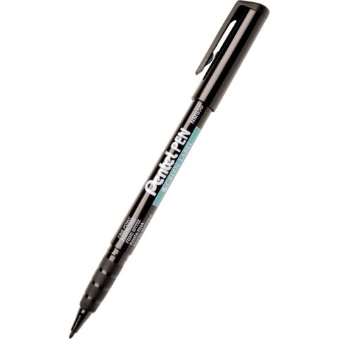 Marker permanentny Pentel czarny płaska/szpic końcówka Pentel Marker permanentny Pentel czarny płaska/szpic końcówka Pentel