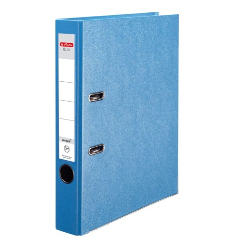 Segregator dźwigniowy Herlitz Q. file Standard 0011178969 A4 50mm niebieski jasny (300023550) Herlitz Segregator dźwigniowy Herlitz Q. file Standard 0011178969 A4 50mm niebieski jasny (300023550) Herlitz