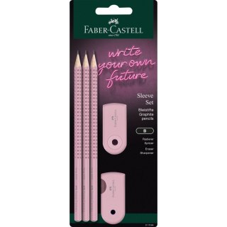 Zestaw szkolny Faber Castell różowy (217084 FC) Faber Castell