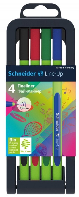 Cienkopis Schneider Line-Up, mix 0,4mm 4kol. (SR191094) Schneider