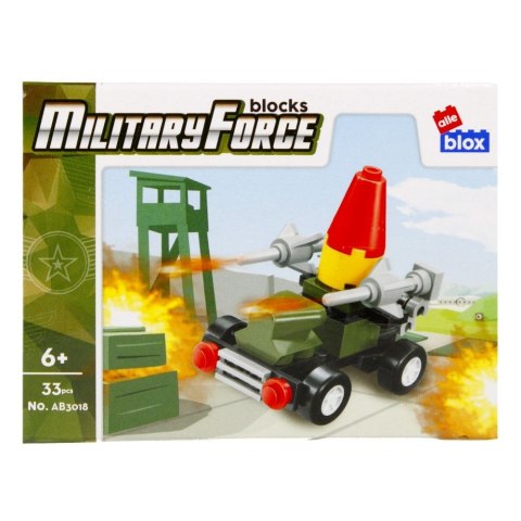 Klocki konstrukcyjne Alleblox Military 30-33 elementy (492861) Alleblox