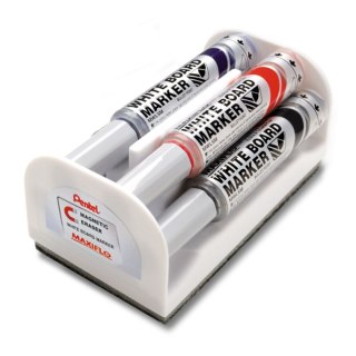 Marker suchościeralny Pentel, mix 2,0-2,5mm okrągła końcówka (MWL5M-4N-S) Pentel