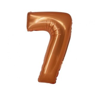Balon foliowy Godan matowa cyfra 7, miedziane (CH-SMD7) Godan