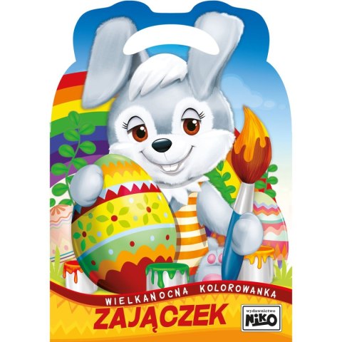 Książeczka edukacyjna Niko Wielkanocna kolorowanka. Zajączek Niko Książeczka edukacyjna Niko Wielkanocna kolorowanka. Zajączek Niko