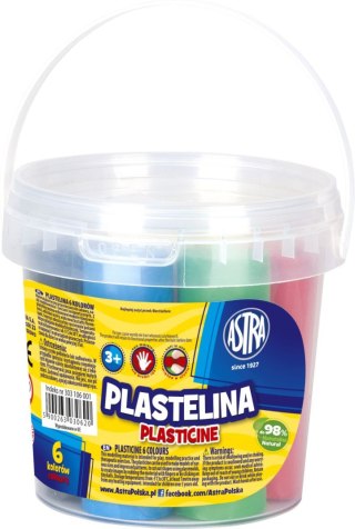 Plastelina Astra 6 kol. mix Astra