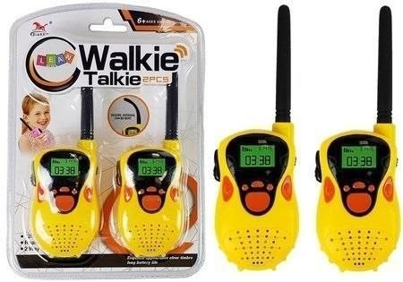 Walkie-talkie Lean krótkofalówki 100m żółte (7605) Lean