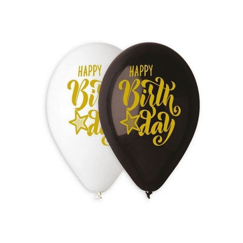 Balon gumowy Godan Happy Birthday 5 szt czerwony 330mm 13cal (GS120/891) Godan Balon gumowy Godan Happy Birthday 5 szt czerwony 330mm 13cal (GS120/891) Godan