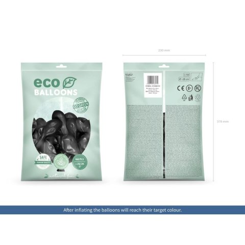 Balon gumowy Partydeco Metalizowane Eco Balloons czarny 260mm (ECO26M-010) Partydeco Balon gumowy Partydeco Metalizowane Eco Balloons czarny 260mm (ECO26M-010) Partydeco