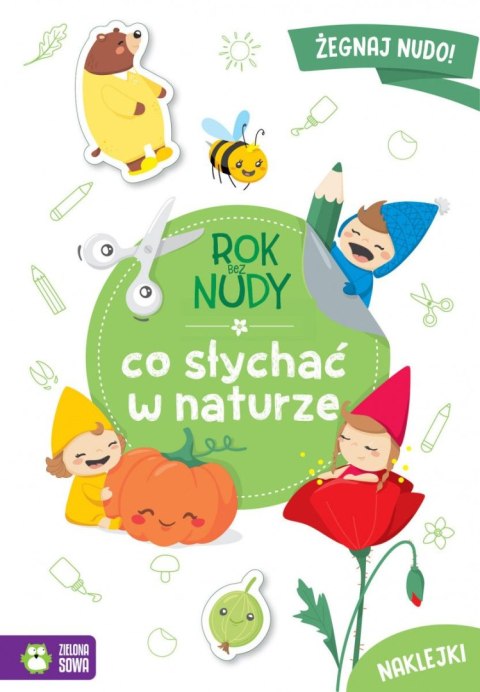 Książeczka edukacyjna Zielona Sowa Rok bez nudy. Co słychać w naturze Zielona Sowa Książeczka edukacyjna Zielona Sowa Rok bez nudy. Co słychać w naturze Zielona Sowa